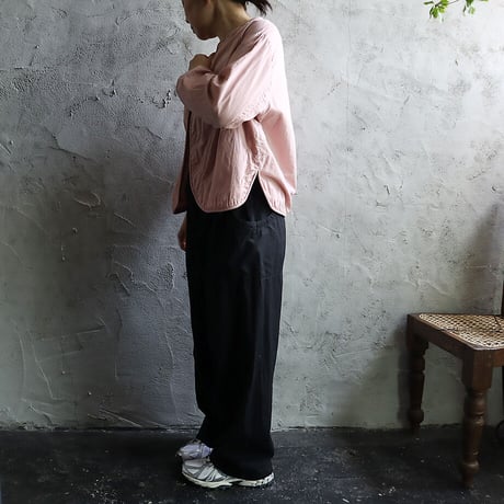R&D.M.Co- GARMENT DYE trimming jacket (pink)