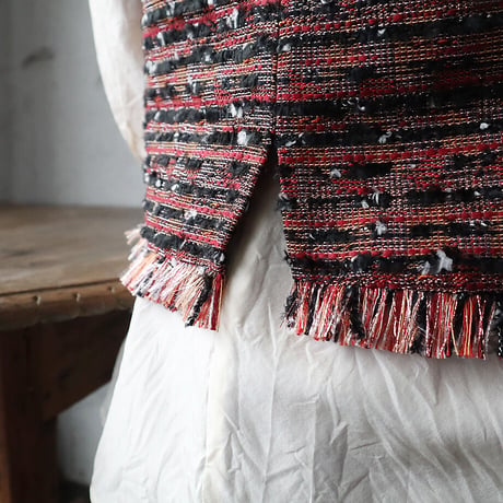 NOTA le blueque gillet (madder red)
