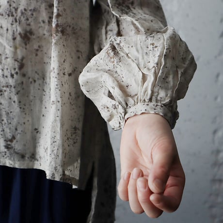 Tabrik gather pullover (zakuro-zome)