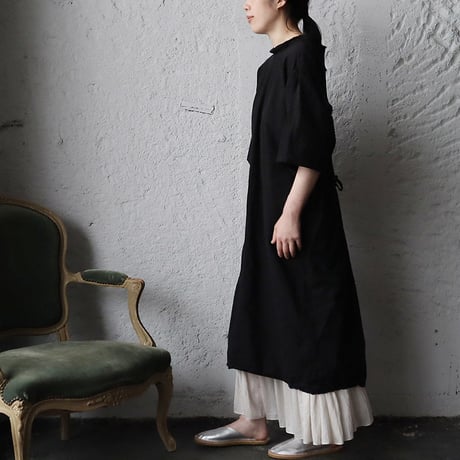 hospital surgical gown short sleeve (black)