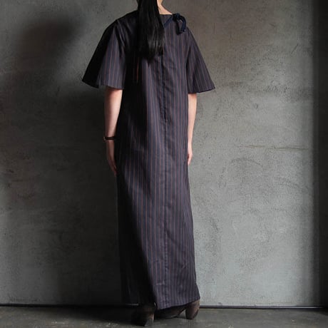 NOTA bell sleeve dress + purse  stripe