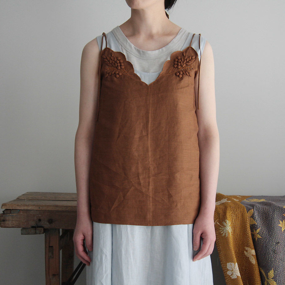 新品未使用　towavase　ボンボヤージュ　キャミソール　黒 TOWAVASE（トワヴァーズ） | Bonvoyage camisole | hapuna&Co