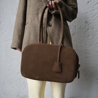 ànuke ecoleather boston bag (brown) | nii-B |