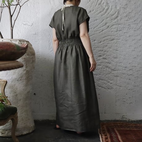 NOTA sicily dress sleeveless (khaki)