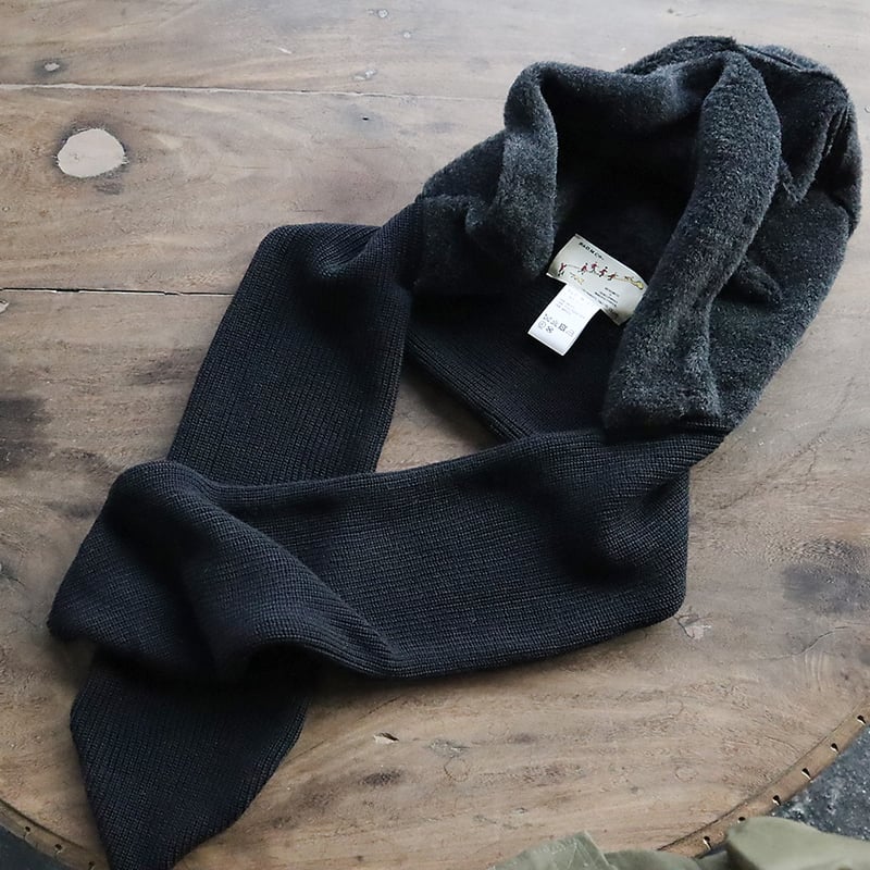 R&D.M.Co- hoodie muffler (black) | nii-B | WEB