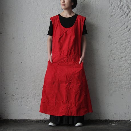 nurse apron (red)