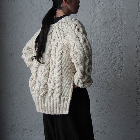 TOWAVASE Pétit dejeuner pécheur cardigan (ivory)