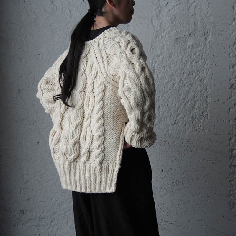 TOWAVASE Pétit dejeuner pécheur cardigan (ivory...