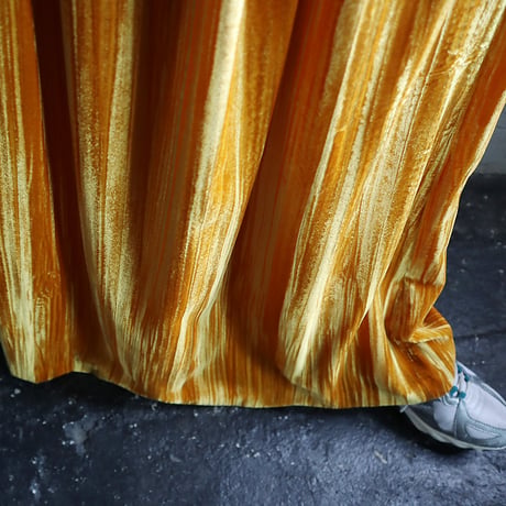 NOTA velvet long skirt (yellow)