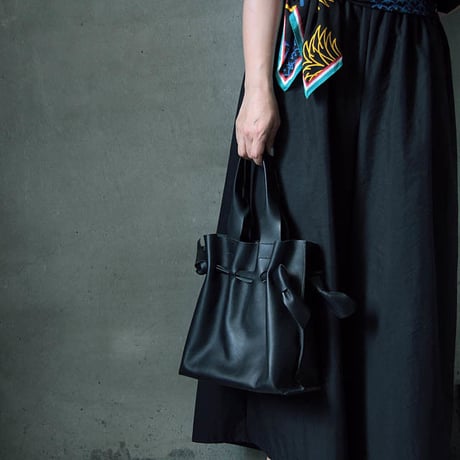 chiihao  square bag black