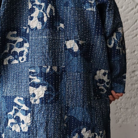saruche gudri long jacket (blue)