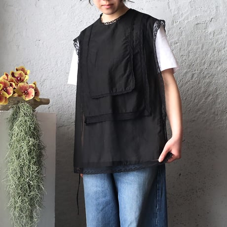 TOWAVASE Leavers tablier (black)