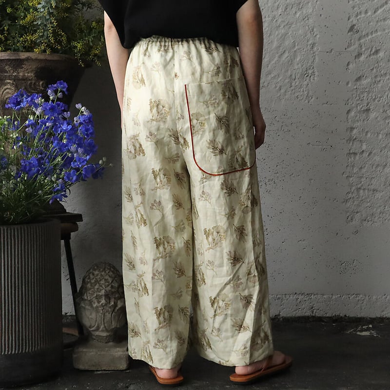 TOWAVASE Frais linen pants (beige) | nii-B | WE...