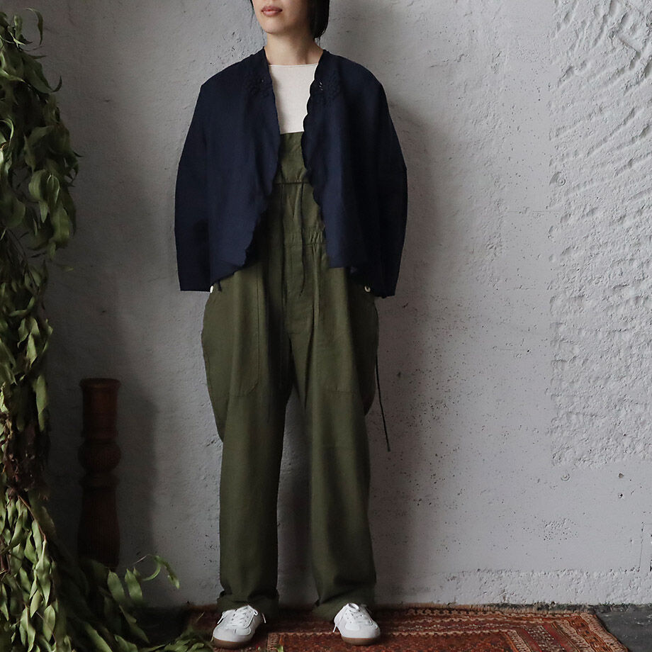 TOWAVASE Bon Voyage blouse (navy) | nii-B | WEB