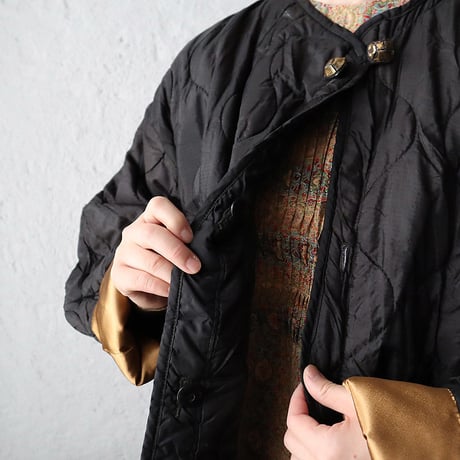 NOTA vintage quilting jacket (sleeve:gold)
