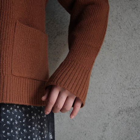 THE FACTORY boiled wool  cardigan