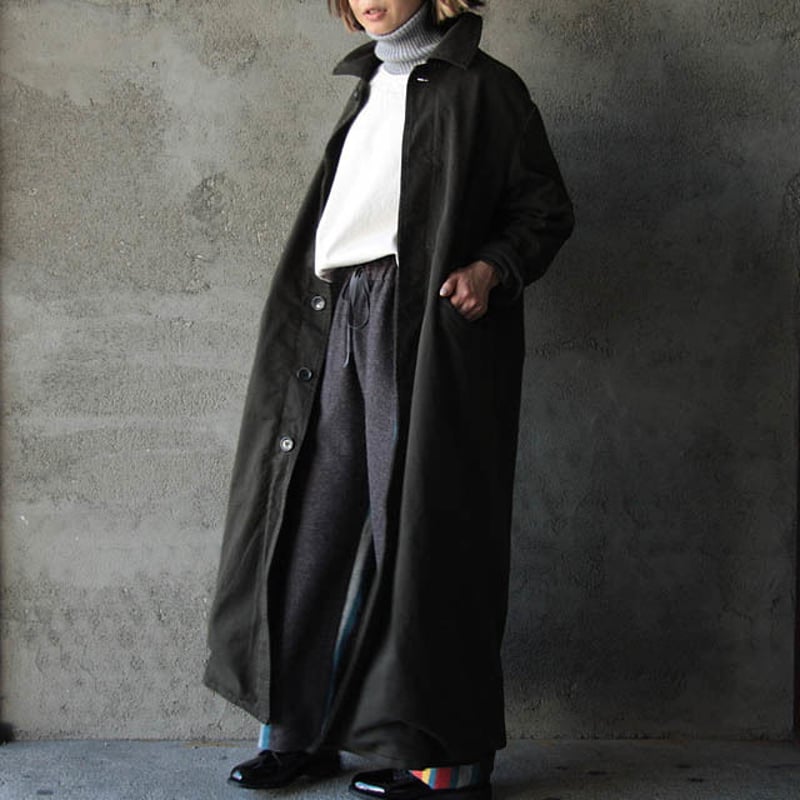 Yarmo long work coat khaki | nii-B | WEBSHOP