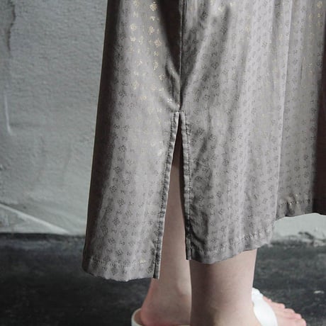 Tabrik foil Print robe