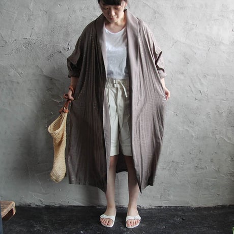 Tabrik foil Print robe