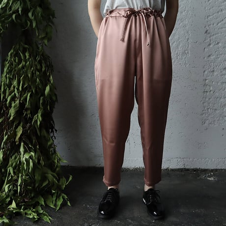 NOTA  satin pants (beige pink)