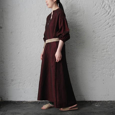 NOTA wieliczka dress (burgundy)