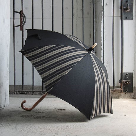 Tabrik parasol black stripe