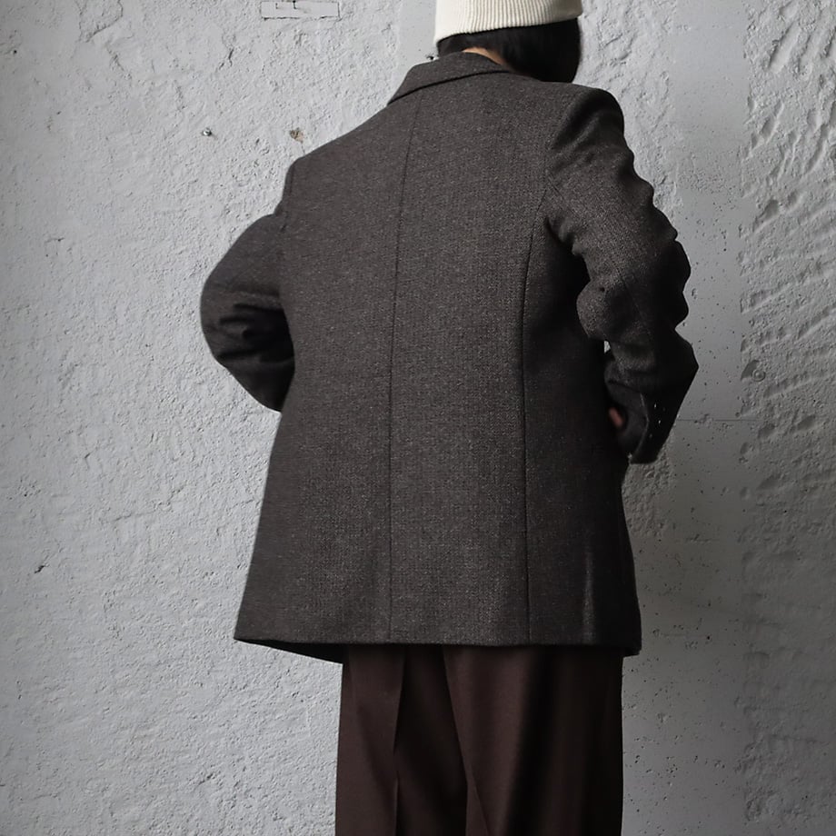 ànuke herringbone wool jacket (brown) | nii-B