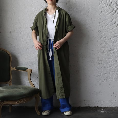 hospital surgical gown short sleeve (khaki)
