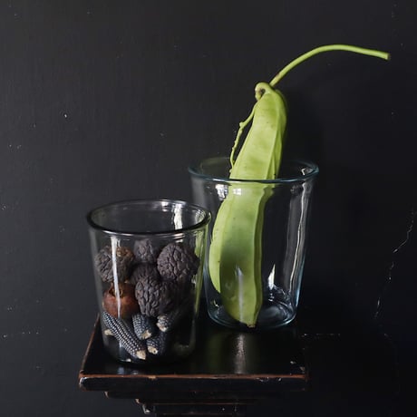 recycle glass flower vase (M/L)