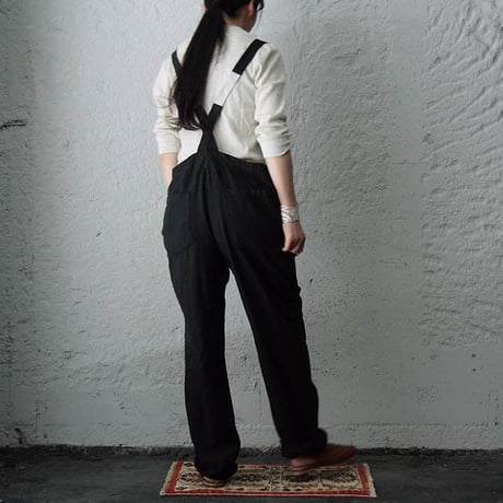 france navy type  overalls black