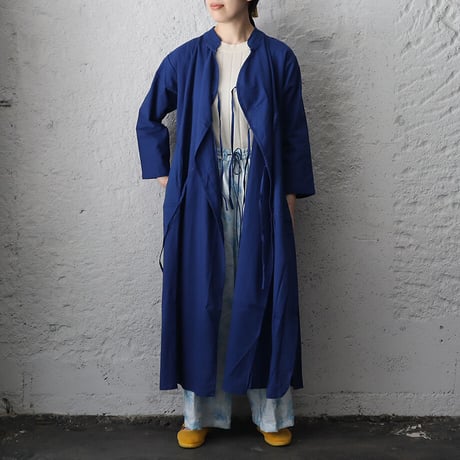 saruche chinese  kurta long  shirt (blue)