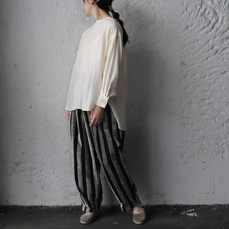 .less stripe cocoon pants