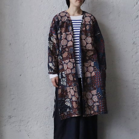 saruche gudri long jacket (flower mix)