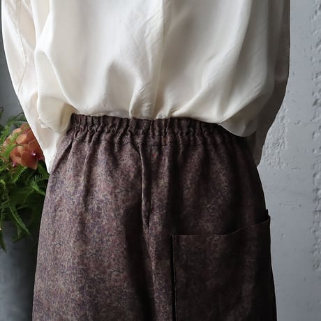 TOWAVASE Ginette linen pants (brown)