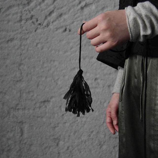 TOWAVASE silk quilt jacket (black) | nii-B | WE TOWAVASE silk quilt jacket (black) | nii-B | WE