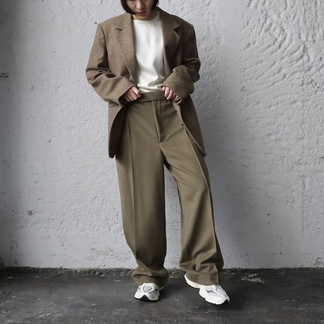 ànuke herringbone wool jacket (beige)