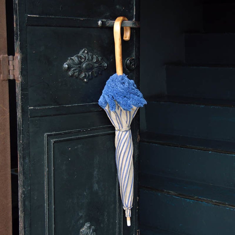 【完売商品/最終値下げ】Tabrik（タブリク） 日傘 ブルーストライプ Tabrik parasol bluestripe | nii-B | WEBSHOP