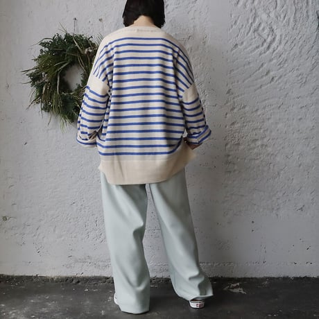 NOUVELLES DU PARADIS woollike pants (sage green)