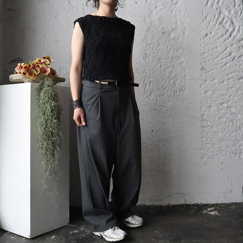 MAYDI knit vest BLANCHE (black) | nii-B | WEBSHOP