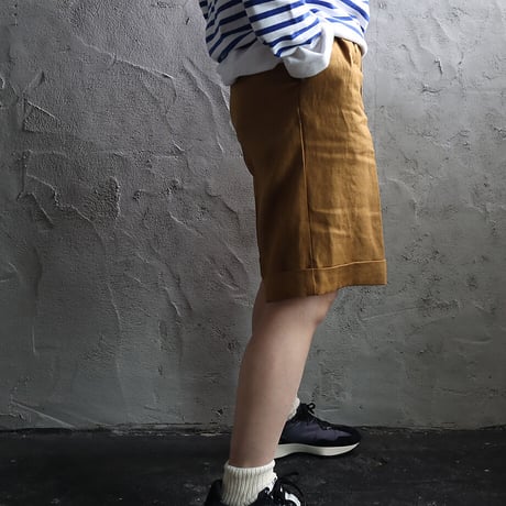 WANDERUNG linen pants (brown)