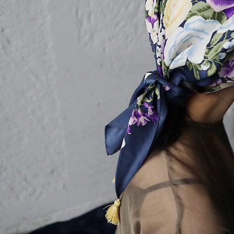Mia Hat & Accessory tassel scarf (purple)