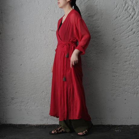 Tabrik cache-coeur dress (red)