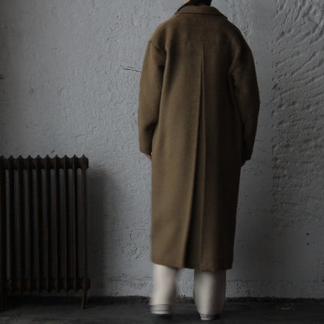 Tabrik alpaca shaggy coat (khaki)
