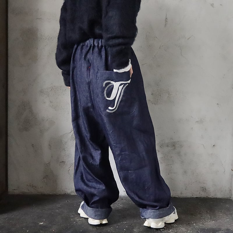 TOWAVASE jardinier pants (navy) | nii-B | WEBSHOP