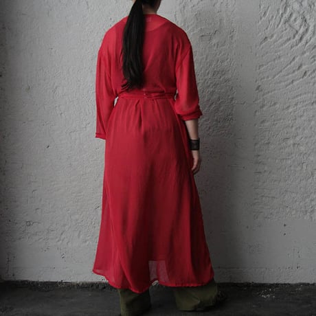 Tabrik cache-coeur dress (red)