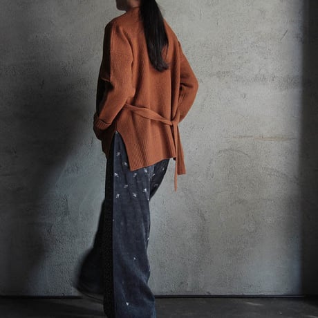 THE FACTORY boiled wool  cardigan