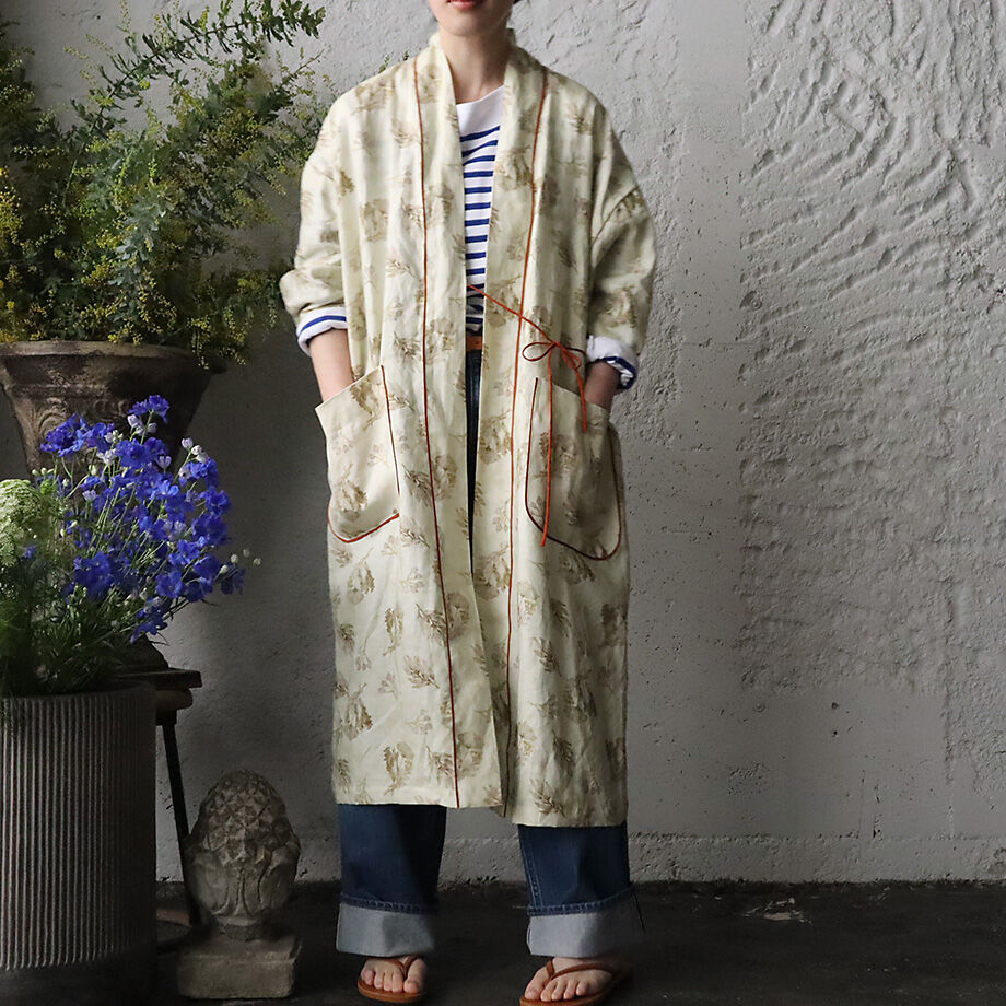 TOWAVASE Frais linen robe (beige) | nii-B | WEB...