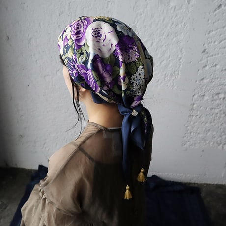 Mia Hat & Accessory tassel scarf (purple)