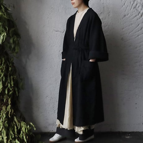 dead stock hospital gown (black)