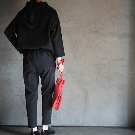 TOWAVASE fisher woman's shirt black